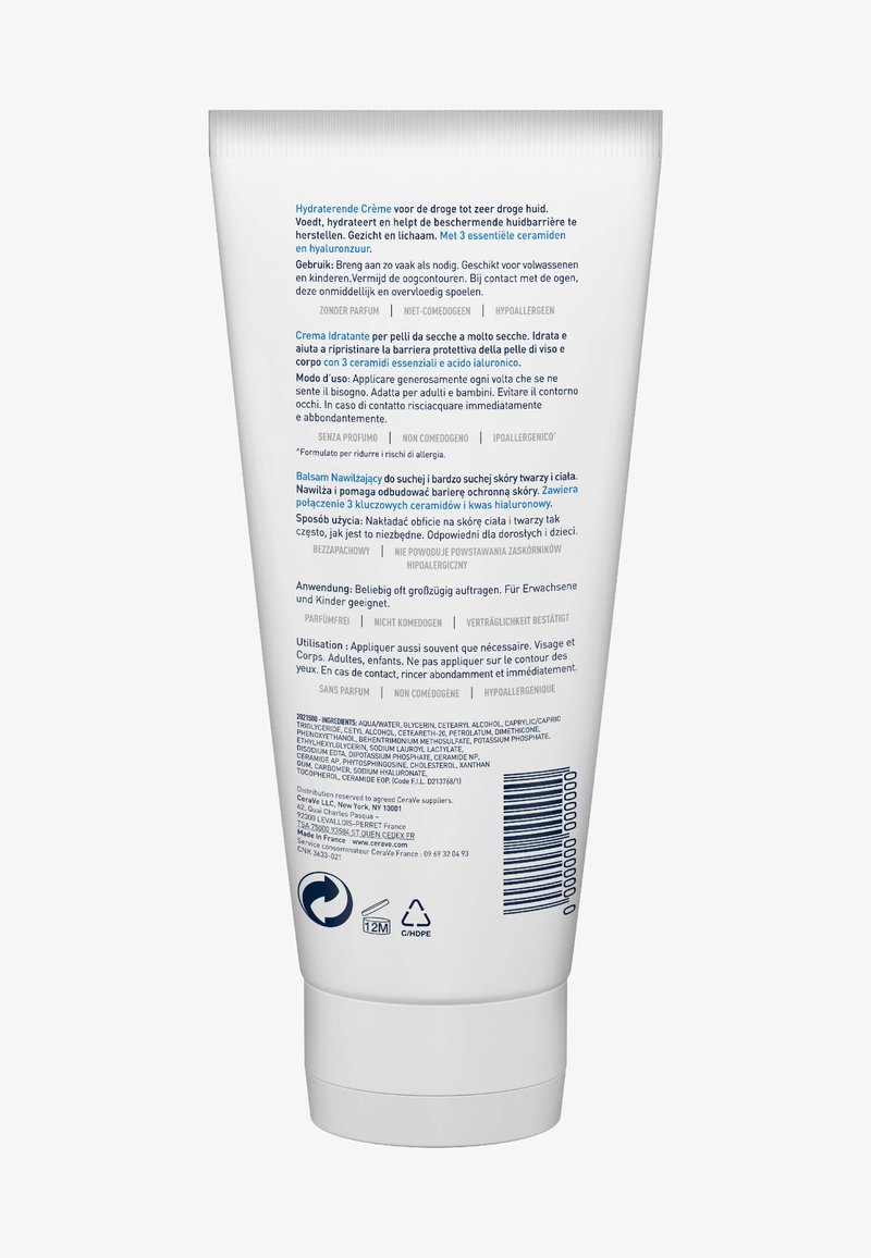 Cerave Feuchtigkeitscreme Face Cream Zalando De