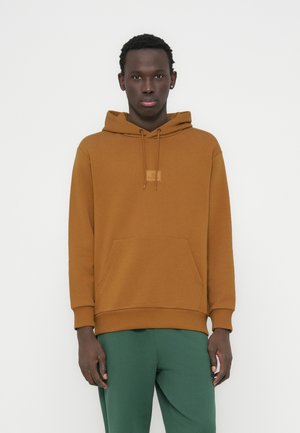 SILICON BADGE HOODIE - Sweat à capuche - dark wheat