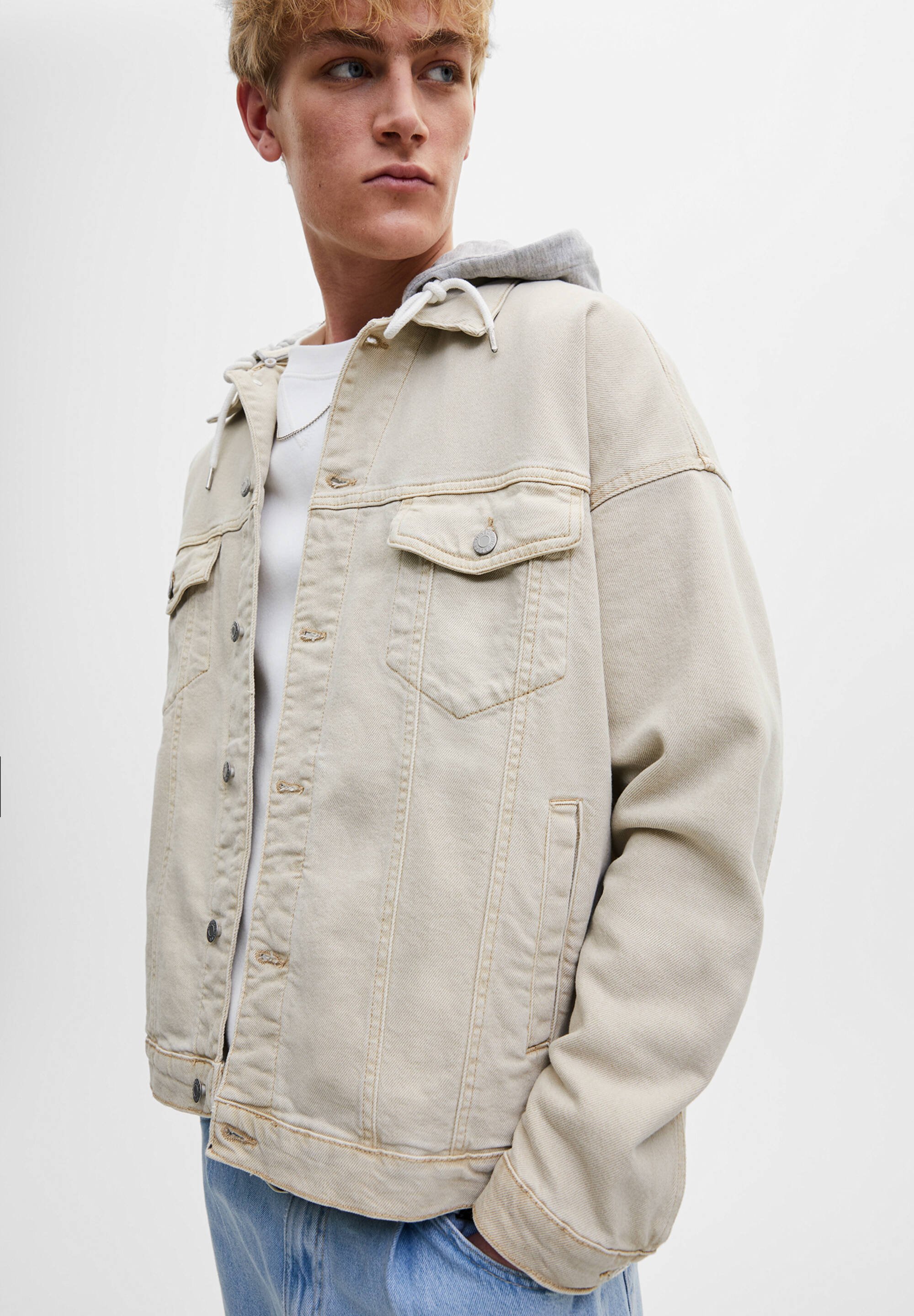 PULL\u0026BEAR Denim jacket - camel - Zalando.ie