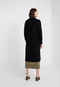 pure cashmere LONG CARDIGAN - Kofta - black