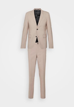 PLAIN MENS SUIT - Completo - beige mel