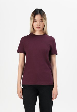 SLFMYESSENTIAL O NECK - Jednoduché tričko - fig