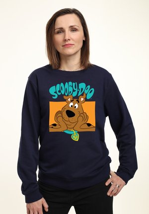 SCOOBY DOO SMILING GRAPHIC - Sweater - oxford navy
