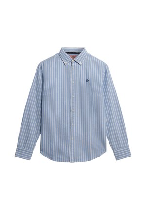 Superdry & Co OXFORD LONG SLEEVE - Hemdbluse - broker blue stripe
