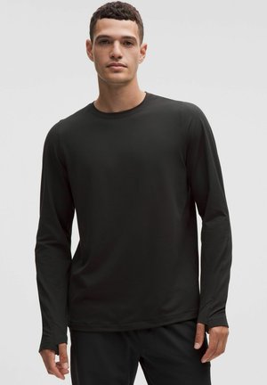 RULU CREWNECK - Pikkade varrukatega topp - black