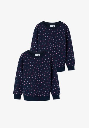 Name it, 2ER-PACK - Sweatshirt - dunkelblau