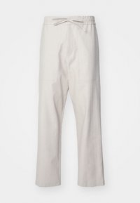PANTALONE TESSUTO - Pantalon classique - rigato milk stucco