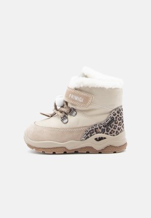 GORETEX - Botine cu șireturi - biscotto/panna