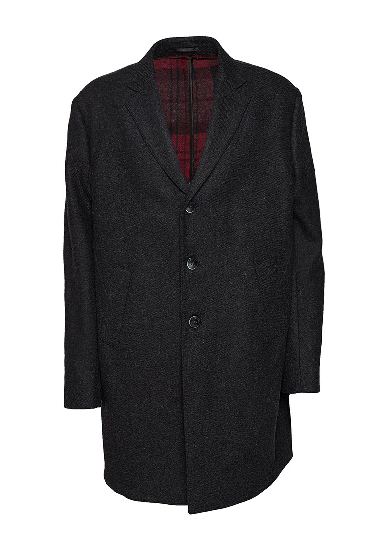 Hackett London Mantel donkergrijs Hackett London Mantel donkergrijs