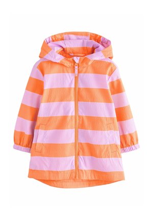 Next SHOWER RESISTANT PRINTED CAGOULE - Regenjacke / wasserabweisende Jacke - pink orange