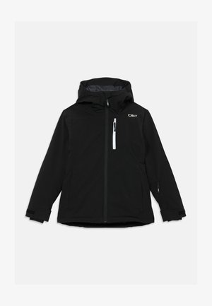 KID JACKET FIX HOOD UNISEX - Slidinėjimo striukė - nero