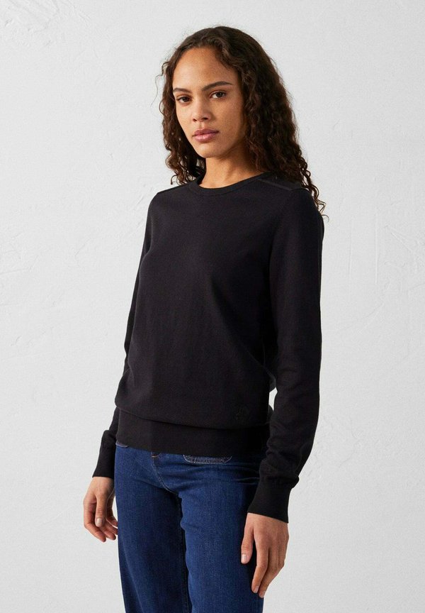 EN COL ROND HELOISE - Strickpullover - noir