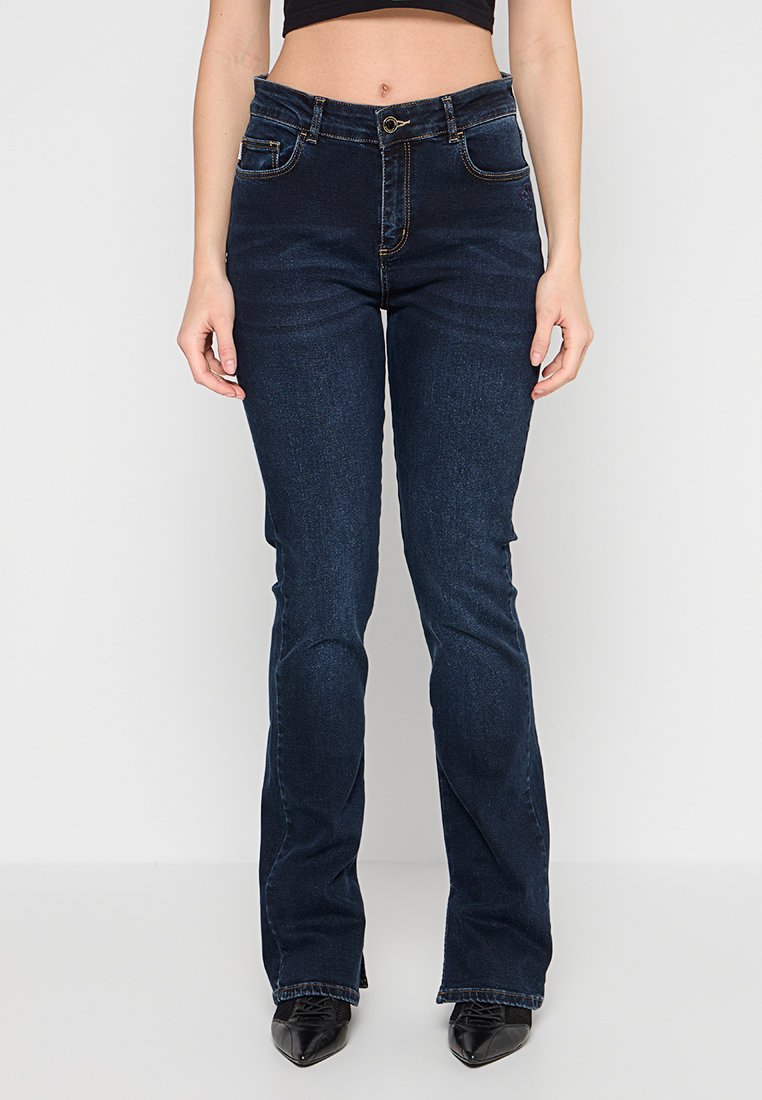 Fabienne Chapot Bootcut jeans donkerblauw