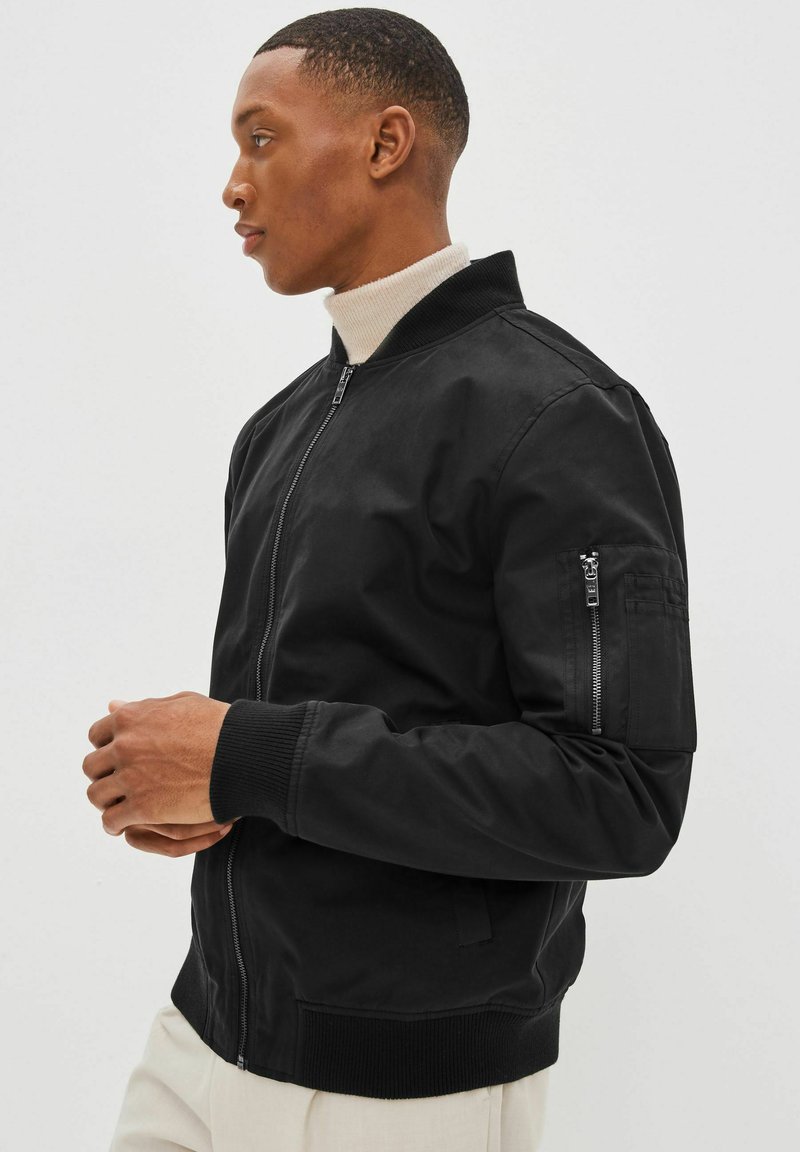 Next SHOWER RESISTANT BOMBER JACKET Blouson Bomber black/noir ZALANDO.FR