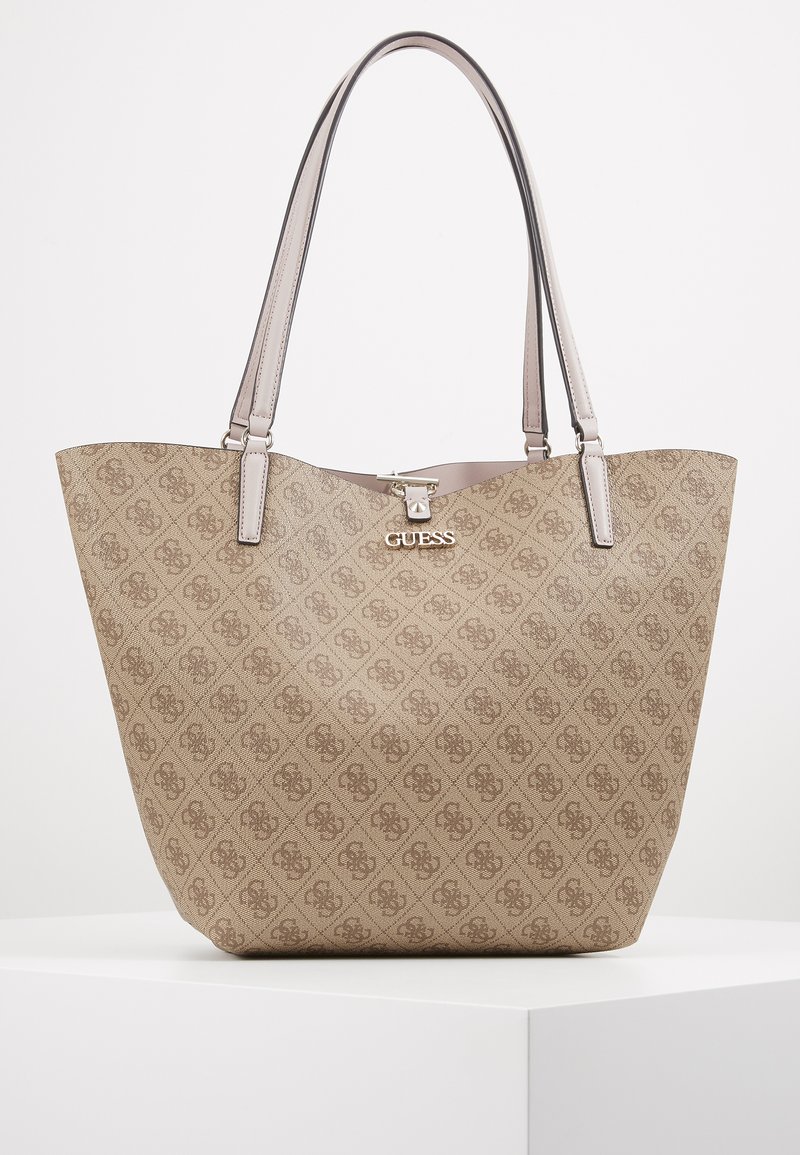 Guess ALBY TOGGLE TOTE SET Tote bag brown Zalando.ie