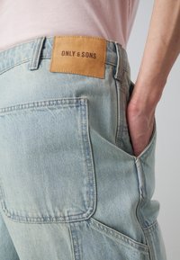 Only & Sons ONSEDGE  - Džíny Straight Fit - light blue denim