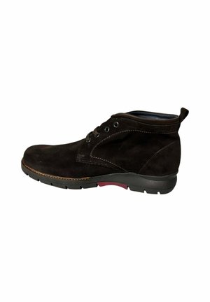 Botines con cordones - marron