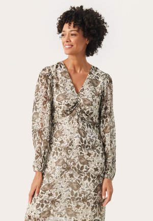 FIONIAPW DR - Day dress - dusky green fleur print