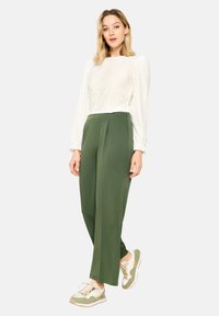 LolaLiza LOOSE-FITTING - Hlače - khaki med