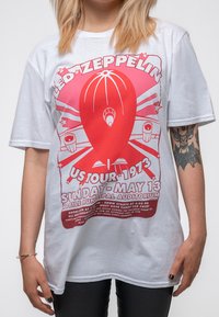 Paradiso Clothing LED ZEPPELIN MOBILE MUNICIPAL - Print T-shirt - white