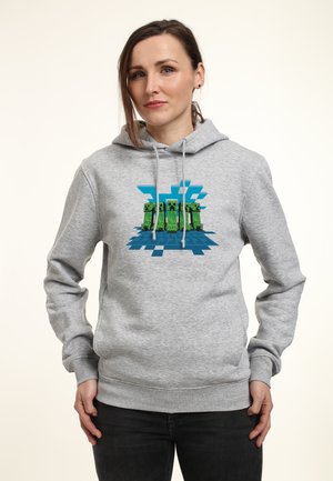 MINECRAFT CREEPER MOB - Bluza z kapturem