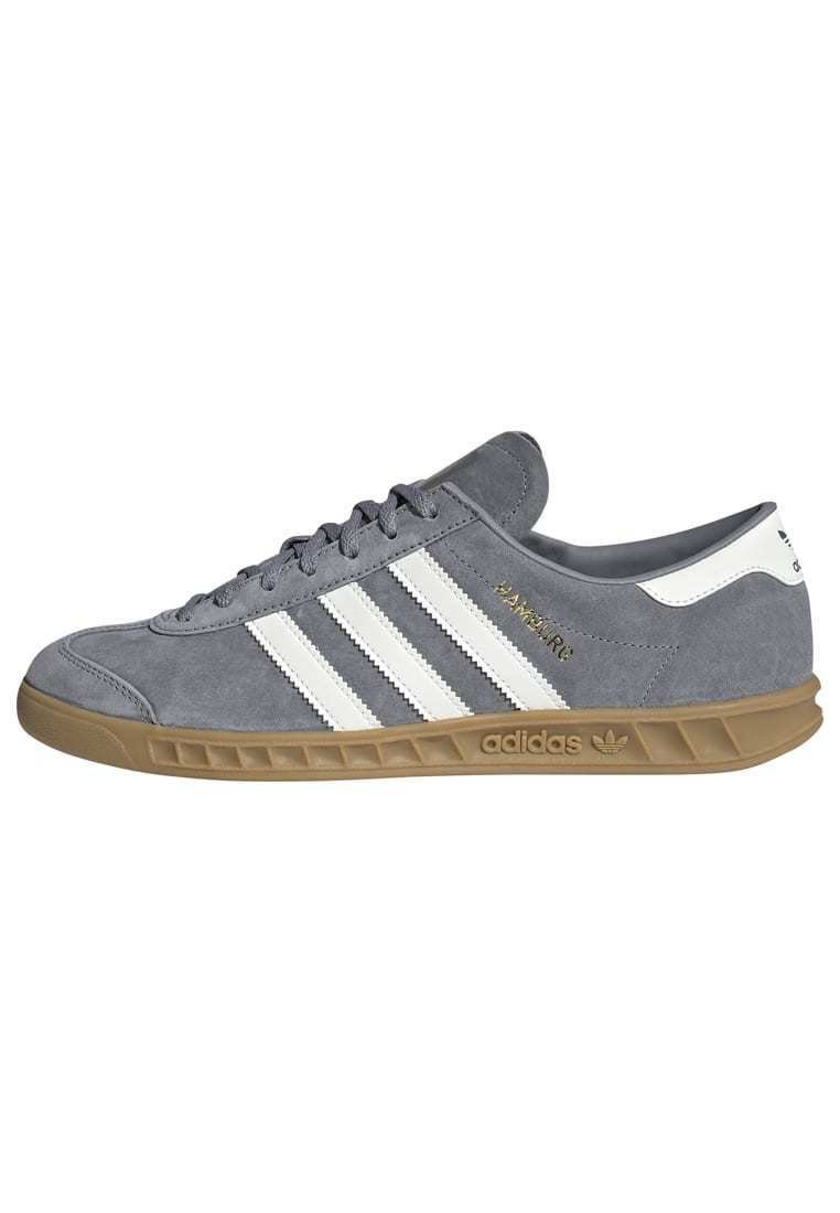 Adidas Originals Hamburg Terrace Sneaker Low Grey Core Black Gum Grau Zalando De