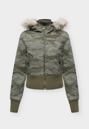 Hollister Co., PEYTON PUFFER - Ελαφρύ μπουφάν - green