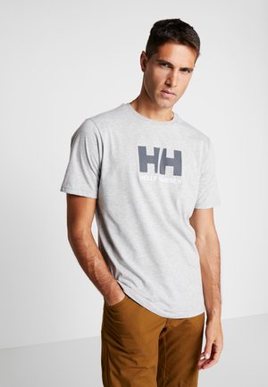 HH LOGO - T-shirt print - grey melange