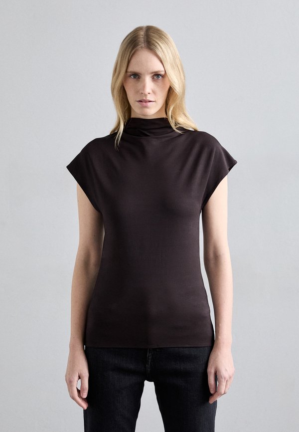 ALITTA - Basic T-shirt - dark plum