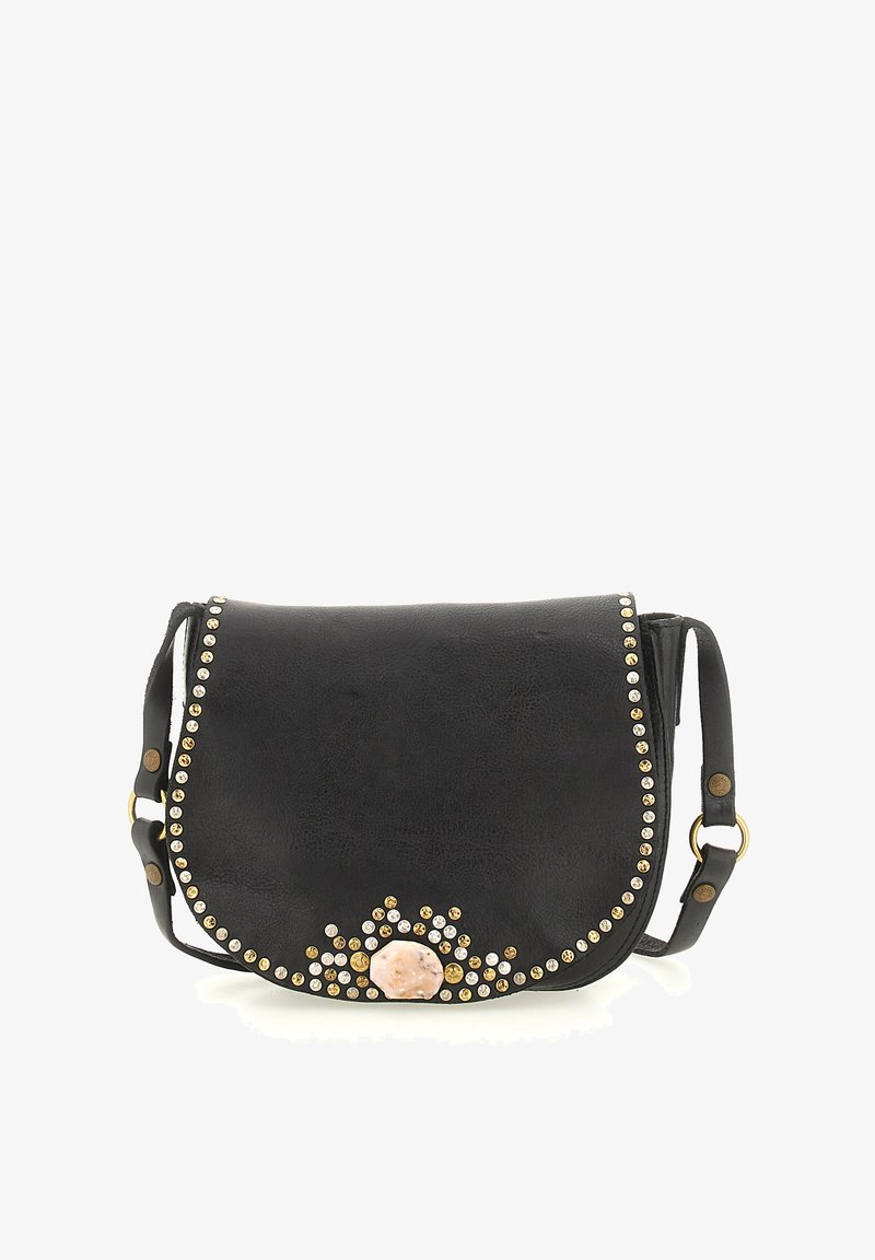 Campomaggi PETRA - Borsa a tracolla - nero pietra bianca