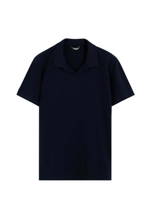 TEXTURED  - Polo - dark navy