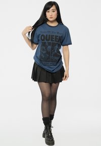 Paradiso Clothing QUEEN RINGER NEWS OF THE WORLD RINGER - Print T-shirt - blue