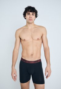 Nike Underwear BRIEF 3 PACK - Ozke boksarice - black/grey heather/dark pony