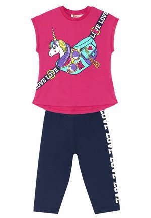 SET UNICORN LOVE - Shorts - mehrfarbig