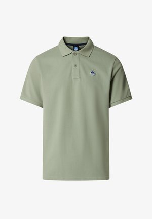 North Sails, WITH LOGO - Polo - iceberg green