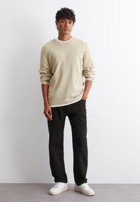 Marc O'Polo DENIM REGULAR MIT FEINER STRUKTUR - Strickpullover - pure cashmere