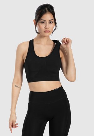 CANDACE RACERBACK - Sport-BH mit mittlerer Stützkraft - schwarz