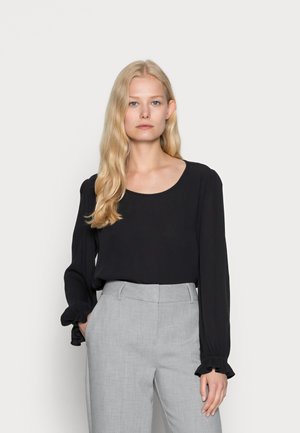 EASY BLOUSE SOLID - Blouse - black