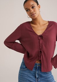 WE Fashion Blūze - vintage red