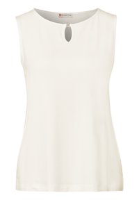 MIT CUT-OUT - Top - weiß