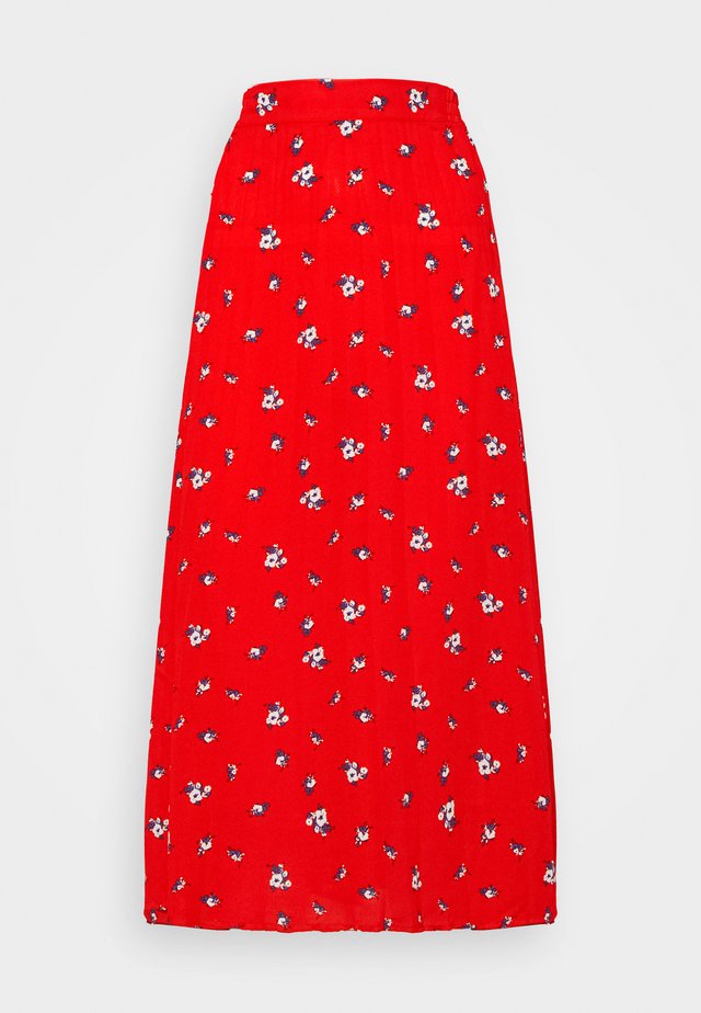 GYM APUESTA MIDI - A-lijn rok - red