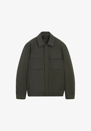 Massimo Dutti, TECHNICAL FABRIC POCKET DETAIL JACKET-. - Übergangsjacke - mottled grey