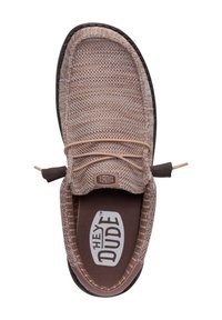 HEYDUDE Wally Stretch Sox - Slip-On Schuhe - Zapatos con cordones - deep taupe/mole brown