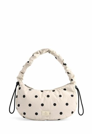 Håndtasker - polka dot creme