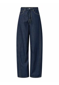 BARREL FIT PCFENNA  - Jean boyfriend - dark blue denim