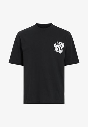 AllSaints, ORLANDO - T-shirts print - washed black