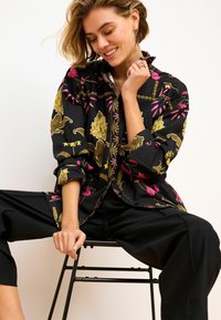 Next LONG SLEEVE - Skjortebluser - black floral print