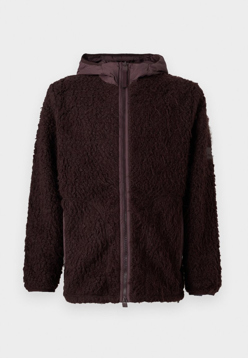 Rains Fleecejas bordeauxrood