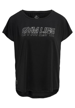 Print T-shirt - black