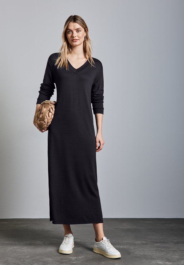 V-NECK  - Freizeitkleid - blau